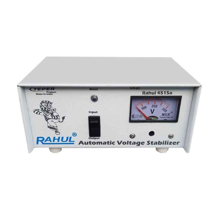Rahul A-Zone Dlx C5 5kVA 20A 100-280V 5 Step Copper Automatic Voltage Stabilizer for Mainline Use