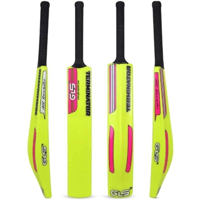 GLS Terminator 800-850g PVC Green & Magenta Heavy Cricket Bat for 15+ Yrs