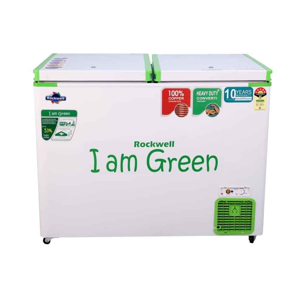 Buy Rockwell SA0770 315 Litre Double Door 5 Star Convertible Green