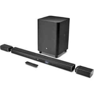 JBL 5.1 Channel 4K Ultra HD Black Sound Bar with Wireless Surround Speakers, JBLBAR51BLKEP