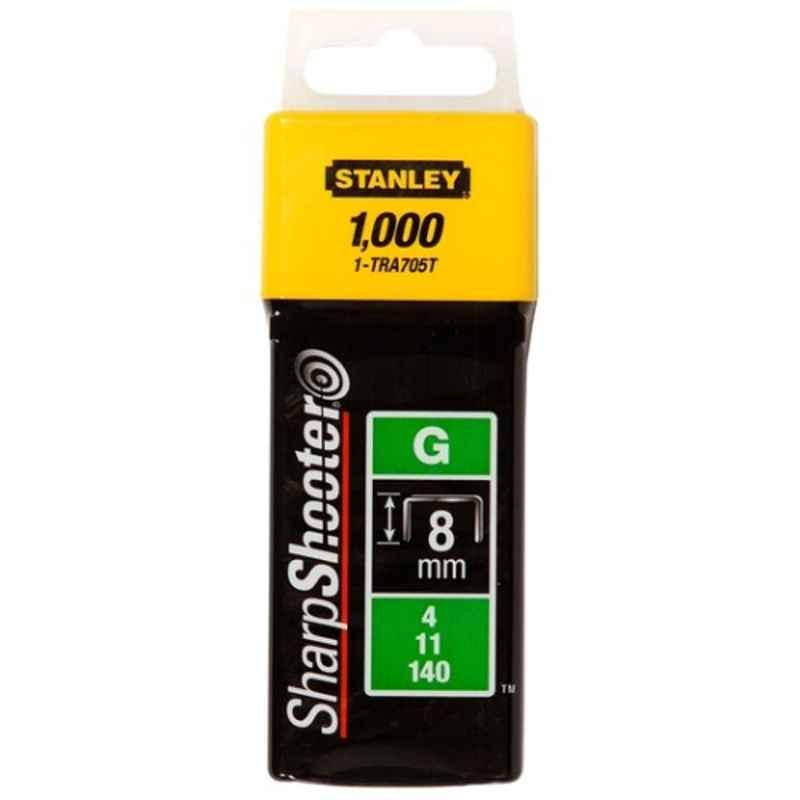 Stanley 1000 Pcs 8mm Type G Heavy-Duty Staples, 1-TRA705T