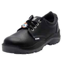 Acme Lithium Ssteele Leather Low Ankle Steel Toe Black Safety Shoes, Size: 6
