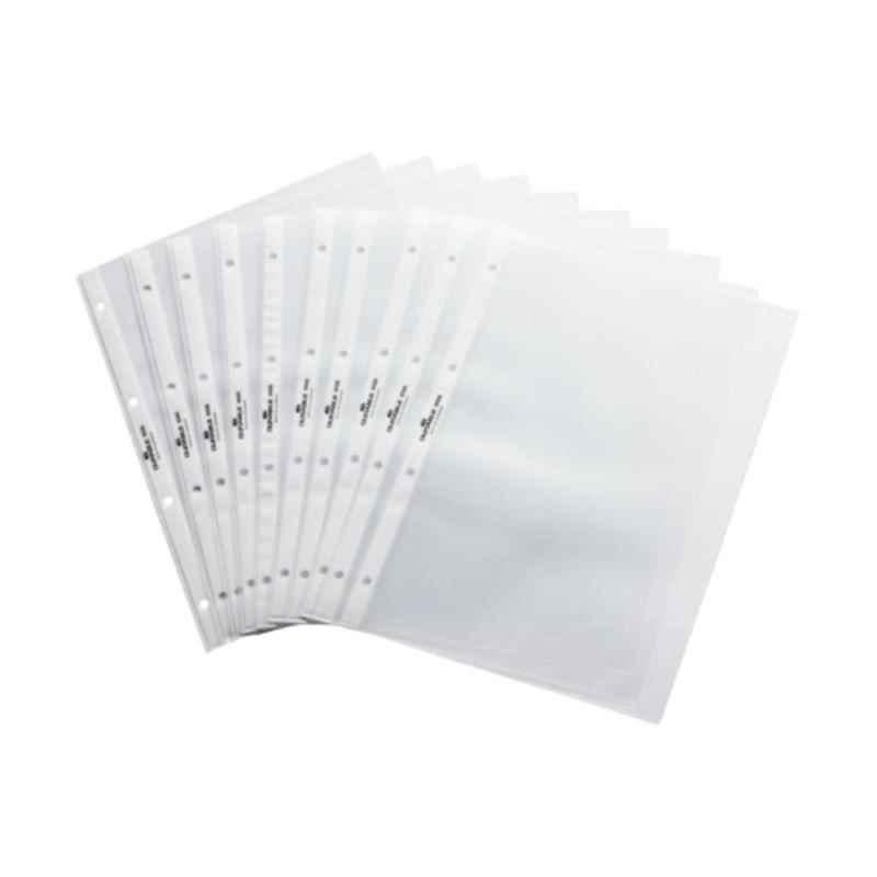 Durable 8566-19 A3 Transparent Table Flipchart Refill Pockets, (Pack of 10)
