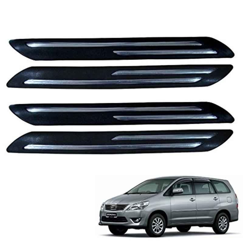 Kozdiko 4 Pcs Double Chrome Bumper Protector Set for Toyota Innova