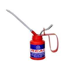 Real Stf Wesco Steel Oil Can with Rigid Spout 1/4 Pint