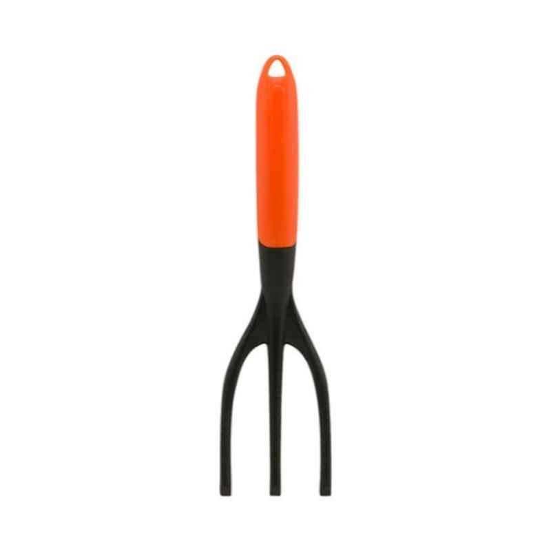 Plastiken Orange & Black 3-Tine Plastic Pitchfork, ACE_148742