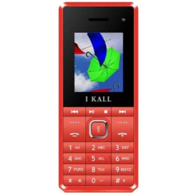 I Kall K2180 1.8 inch Red Feature Phone With Selfie Camera (Pack of 5)