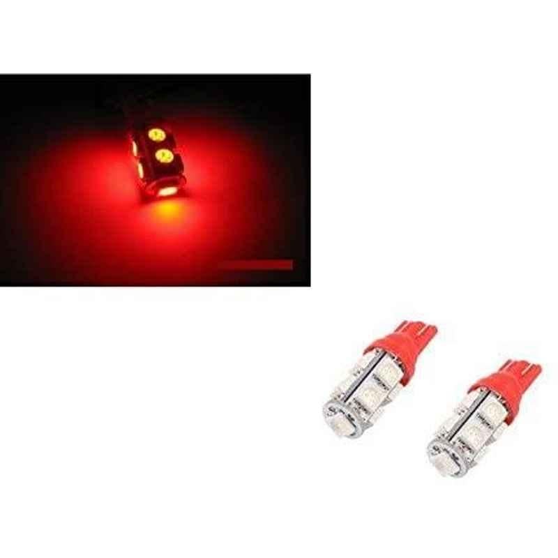 AOW 9 SMD (RED) LED Parking Bulb For TVS Scooty Teenz(PAIR / 12V)