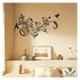 Kayra Decor 36x72 inch PVC Swirl Wall Design Stencil, KHSNT399