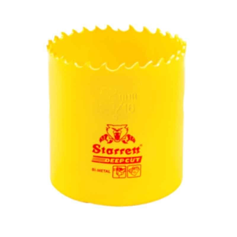 Starrett Deep Cut 52mm Yellow Bi Metal Hole Saw, DCH0216-G
