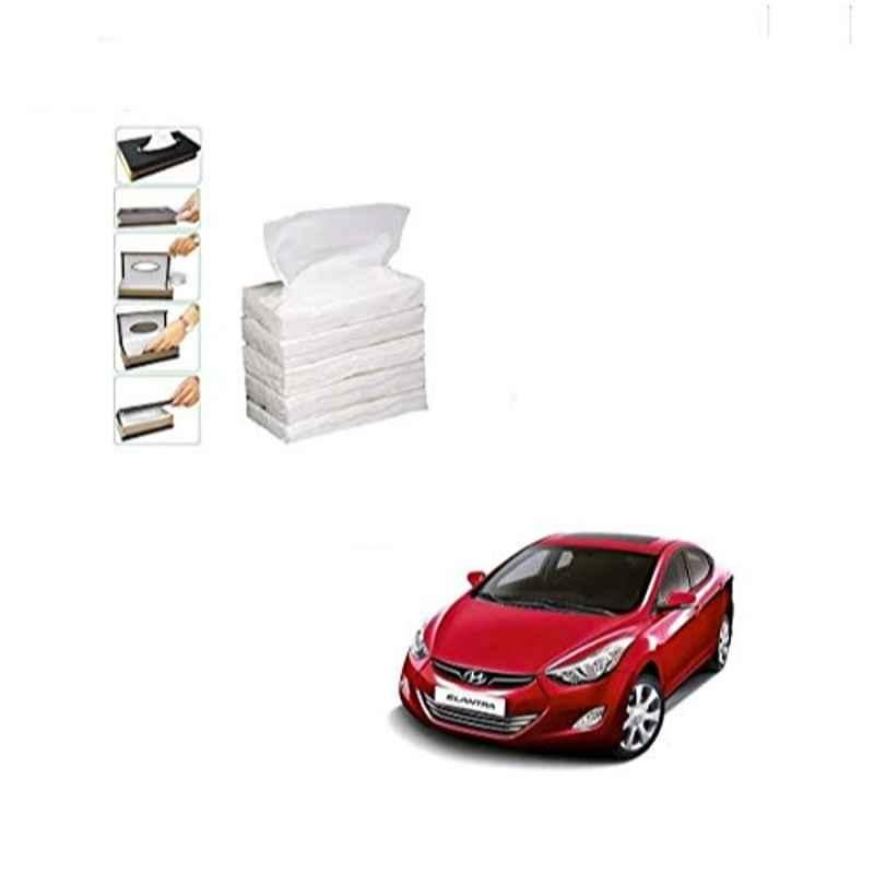 Kozdiko 100 Pulls Dispenser Box Refiller Tissue Paper with 200 Sheets for Hyundai Elantra (Pack of 5)