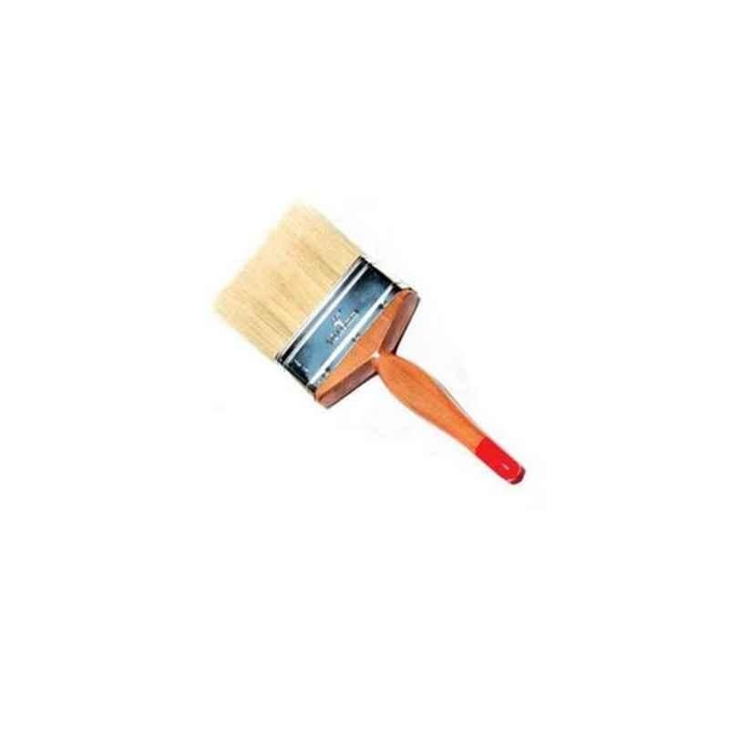 Generic 2 inch Orange & Beige Paint Brush with Wooden Handle, PBWH2