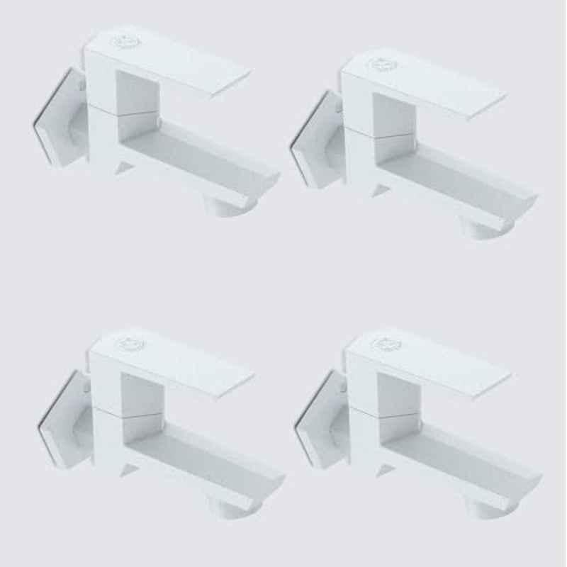 RN G20 15mm PTMT Marble Foam Flow Long Body Bib Cock with Flange, RNG2018B32 (Pack of 4)