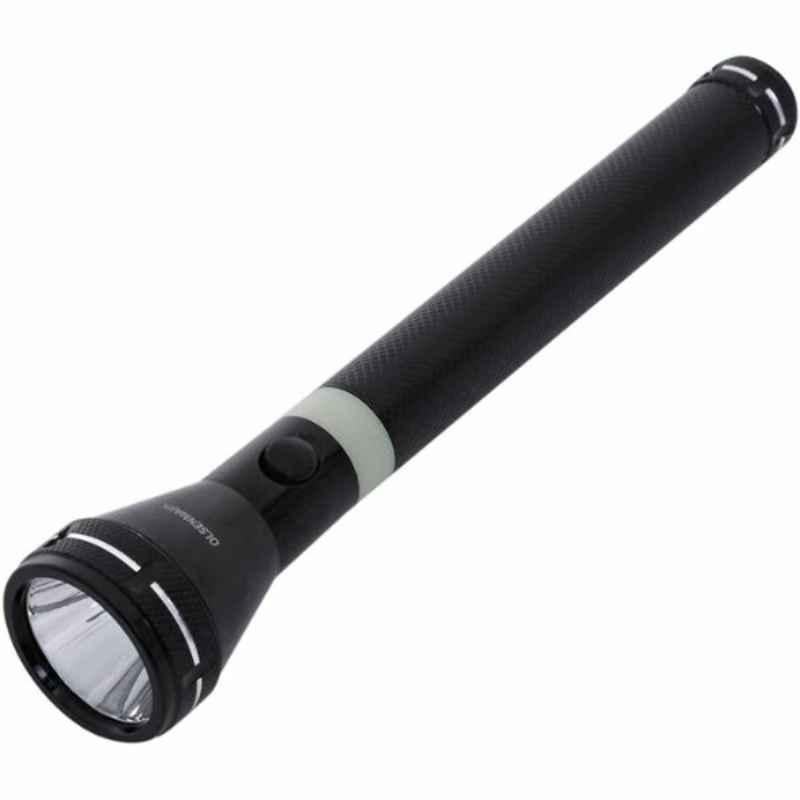 Olsenmark 257mm Black Rechargeable LED Flashlight, OMFL2659