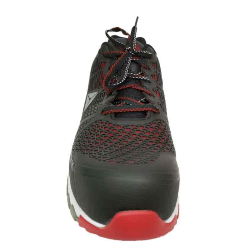 Deltaplus DP Delta Sport S1P Black & Red Safety Shoes, Size: 44
