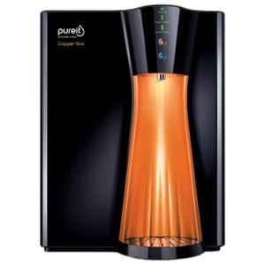 Pureit Copper Eco 8L Plastic Black Mineral RO+UV Electrical Water Purifier, WUCU200