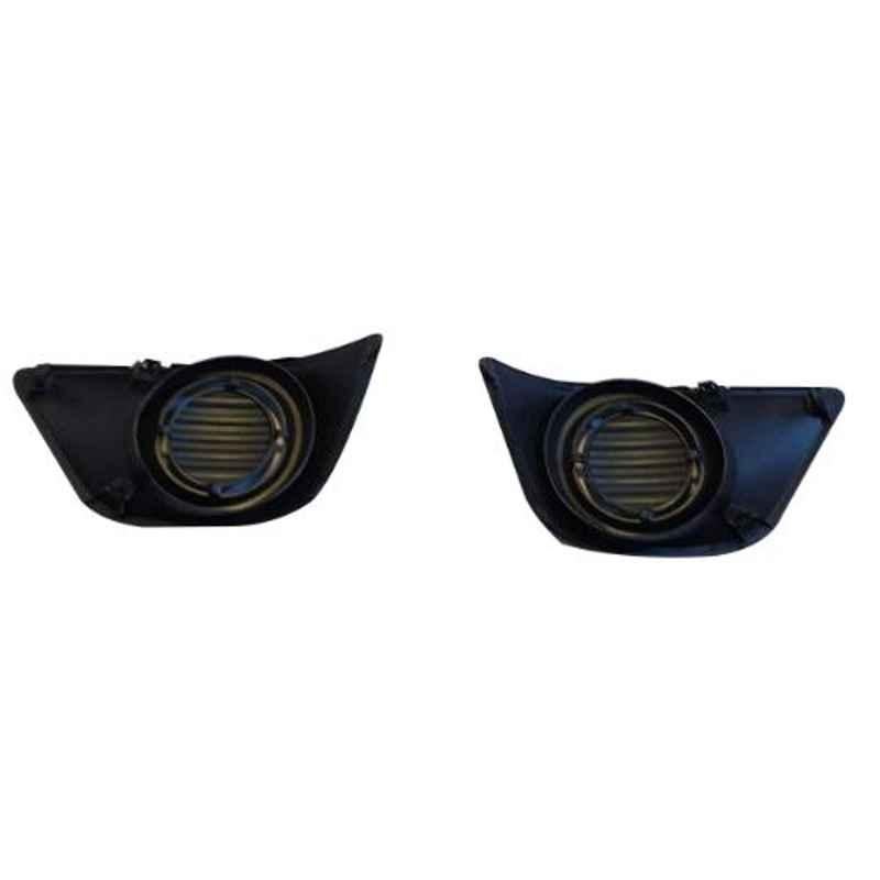 Accurate 2 Pcs Front Bumber Fog Light Cover Set for Toyota Innova Type 3, FLC-INNB3