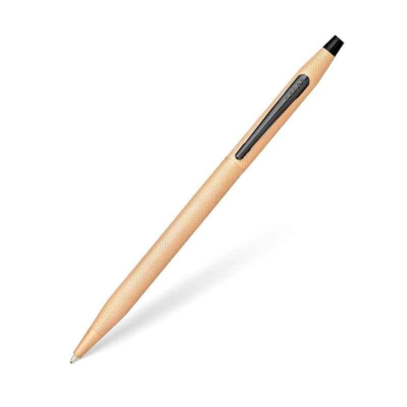 Cross Classic Century Black Ink Brushed Rose Gold PVD Finish Ballpoint Pen, AT0082-123