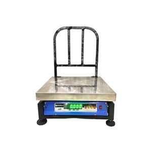 KiloMaxx 300kg Stainless Steel Black Electric Platform Weighing Machine, KM-42