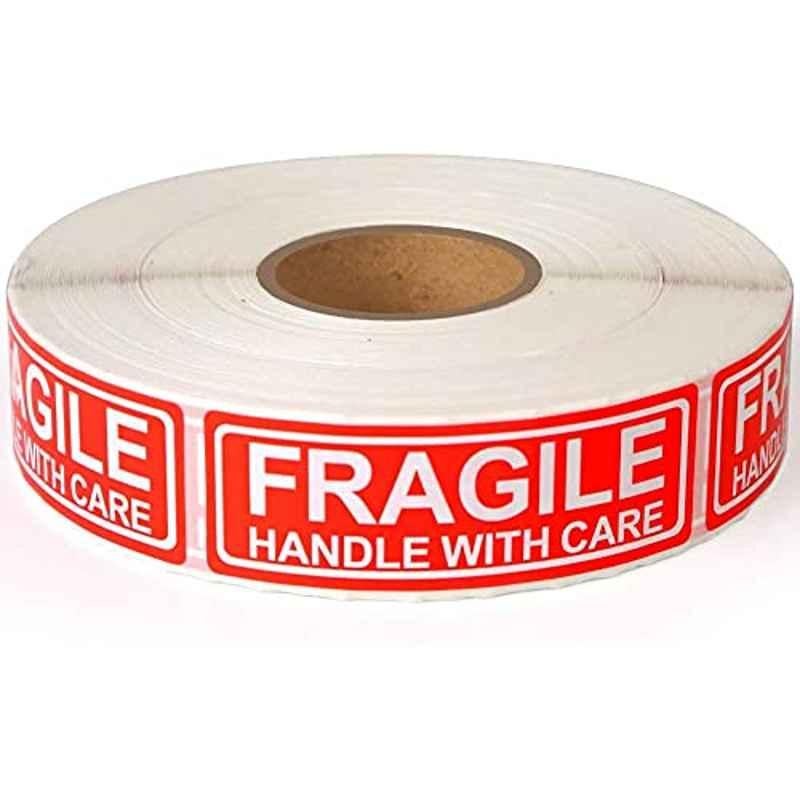 Rubik 1000Pcs 1x3 inch Paper Fragile Label Roll