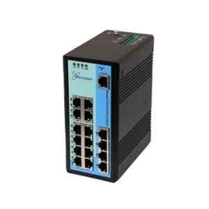 San Telequip 16 Port Managed Industrial Ethernet Switch, IESM S 3016 DC