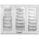 Capri 8x12 inch Brown Stainless Steel Bathroom Door Ventilator, MS-1717