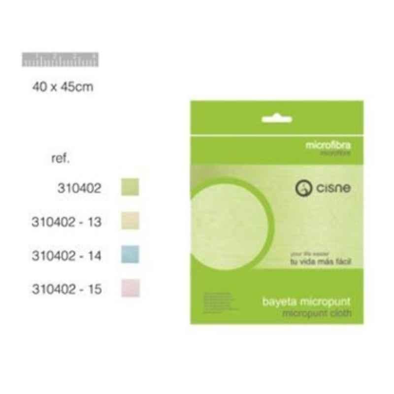 Cisne 40x45cm Microfiber Light Green Multipurpose Cloth, 310402