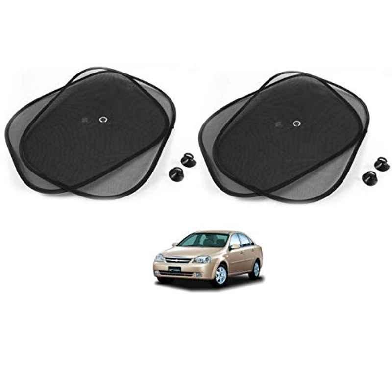 Kozdiko 4 Pcs Black Chipokoo Car Window Sunshade Curtain Set for Chevrolet Optra, koz_154
