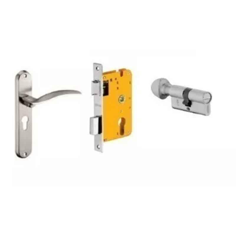 Dorset HL Series Celio 70mm Stainless Steel Door Handle Lock Set with Coin & Knob