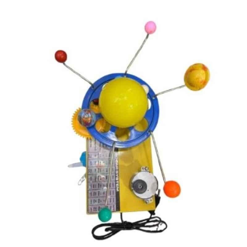 Harrison Enterprises Plastic Electric Solar System Model with Rotating Planets & Light-Up Sun