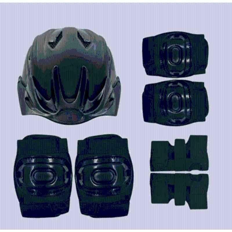 RB International Plastic & EVA Foam Black Skating kit New Kit-593 Skating Kit