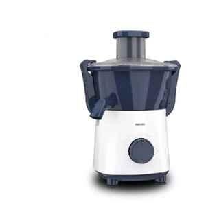 Philips 500W Plastic Deep Azure Juicer with Stainless Steel Blades, HL7566/00