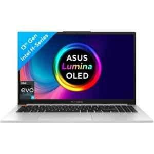 Asus S5504VA-MA953WS VivoBook S 15 2023 Thin & Light Cool Silver Laptop with Intel EVO H-Series Core i9 13th Gen 13900H 16GB/1TB SSD/Windows 11 Home & 15.6 inch OLED Display, 90NB0ZK3-M00820