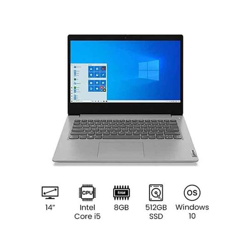 Lenovo Core i5 8GB 14 inch Quad Core SSD Wireless Platinum Grey Laptop, 81WD00U9US