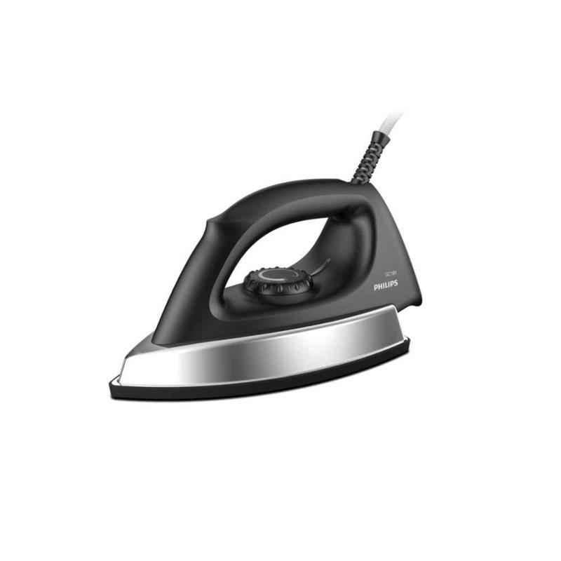 Philips Super Heavy Duty 1000W Black Dry Iron, GC181