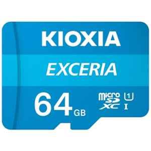 Kioxia Exceria 64GB C10 100Mbps Blue Memory Card, LMEX1L064GG4