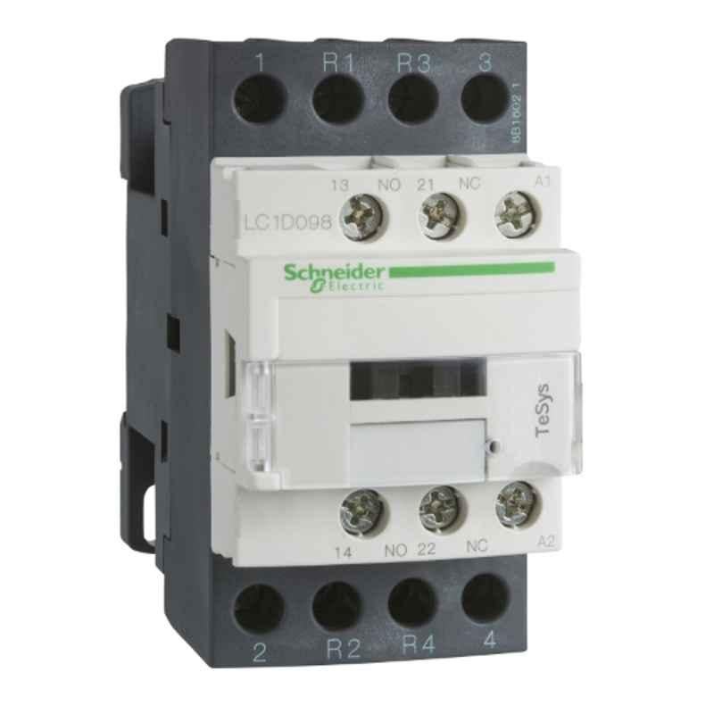 Schneider TeSys 4 Pole 220 VAC Contactor, LC1D128M7