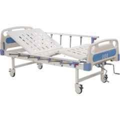 Yes Kay 1190.5x91.44x66.04cm Mild Steel Manual Fowler Bed with ABS Panel & Collapsible Side Railings