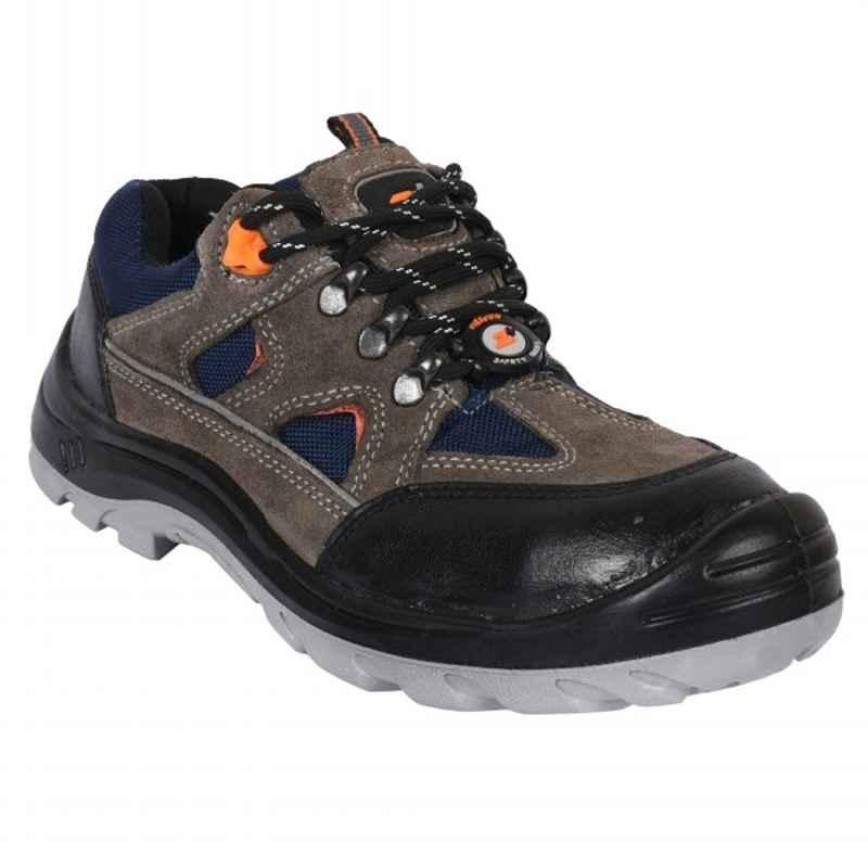 Hillson Z+1 Steel Toe Black Work Safety Shoes, Size: 7
