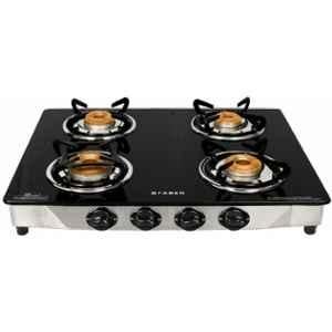 Faber Jumbo 4 Burners Manual Toughened Glass Top Cooktop