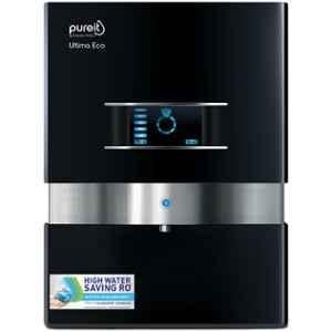 Pureit Ultima Eco 10L Plastic Black Mineral RO+UV+MF Electrical Water Purifier, WDRJ400