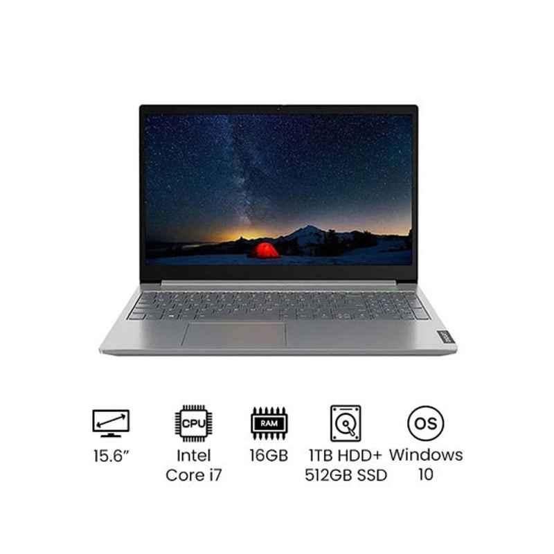 Lenovo Core i7 16GB 15.6 inch Quad Core SSD & HDD Mineral Grey Laptop, 15G2ITL