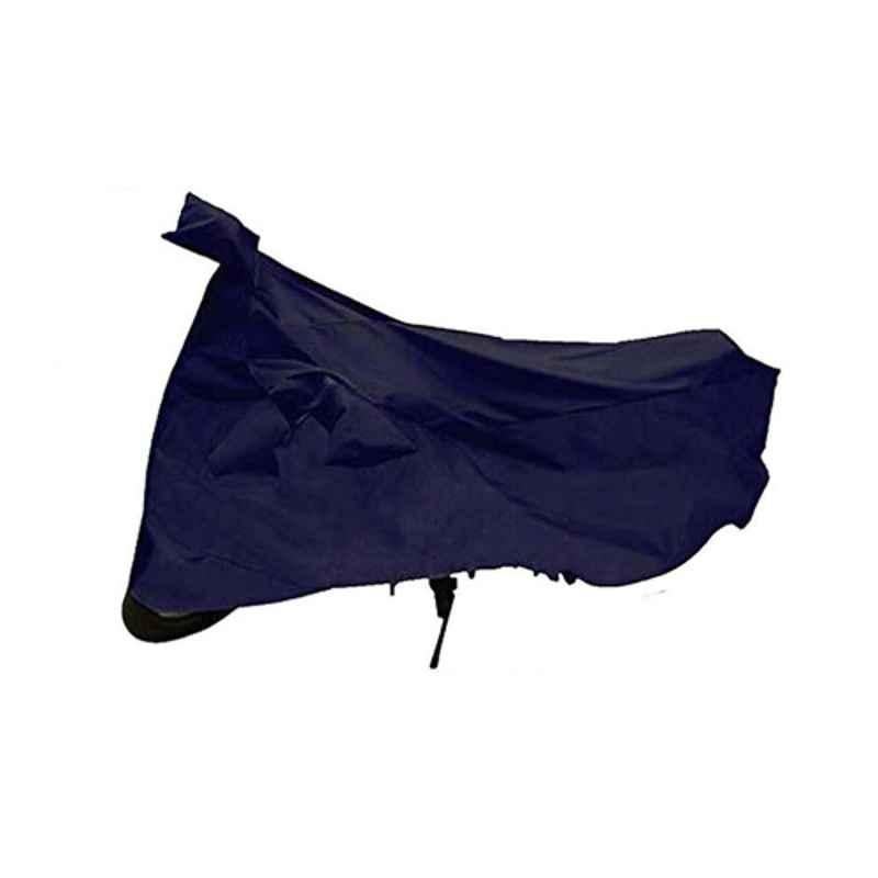 Riderscart Polyester Blue Waterproof Two Wheeler Body Cover with Storage Bag for Royal Enfield Thunderbird 500 ABS