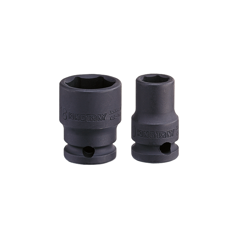 King Tony 1/4 inch 16mm Hexagon Standard Impact Socket, 353516M