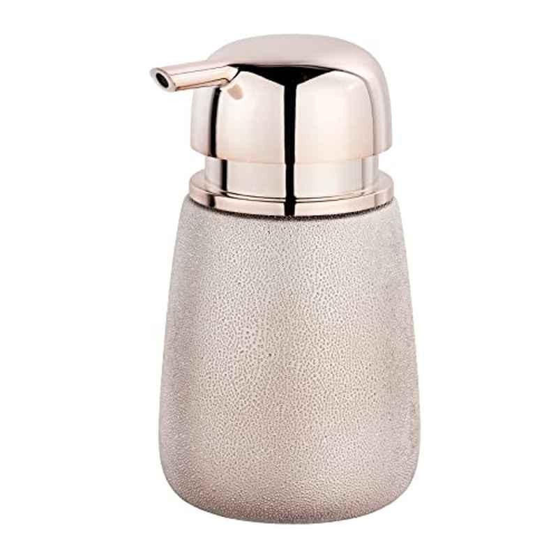Wenko 0.33L Ceramic Pink Glimma Soap Dispenser, 23671100