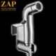 ZAP Stainless Steel Handheld Bidet Toilet Sprayer with Hose Pipe & Wall Hook