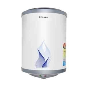 Faber Vulcan 6V 6 Litre 2000W 8bar White Vertical Storage Geyser with with 2 Years Warranty, 119.0596.654