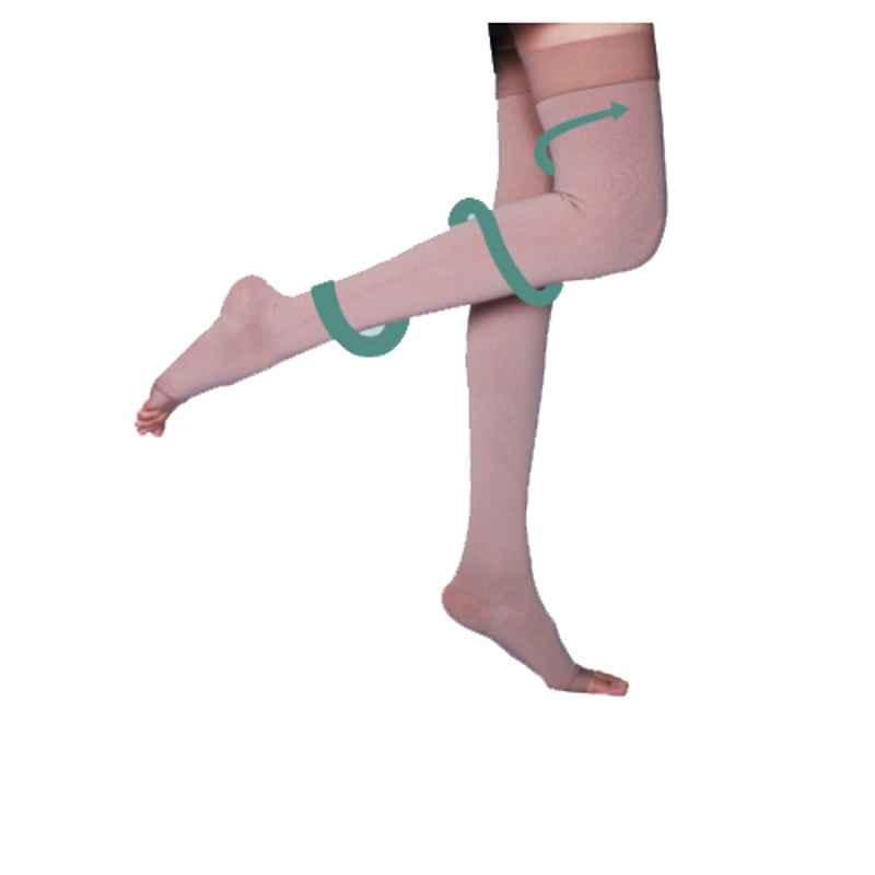 Sorgen Class II Classique Lycra Medical Compression Stockings for Varicose  Veins | Class 2 Thigh Length | Class II Compression Socks | Varicose veins