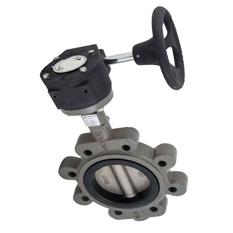 Kistenmacher DN400 Ductile Iron Gear Operated Lug Type Butterfly Valve, EGKVE200GODN400