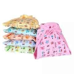 Fastgear Cloth Multicolour Tie Strip Diaper for New Born Baby, FG329 (Pack of 6)
